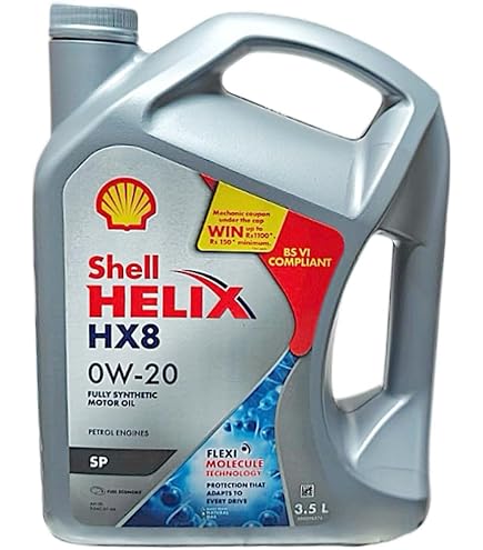 Shell Helix HX8 AZ 0W20 Premium Mineral Engine Oil - 3.5 ltr